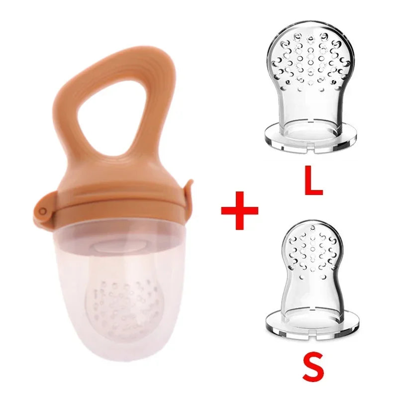 5-in-1 Baby Silicone Fruit Feeder