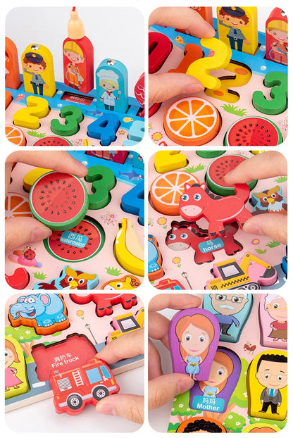 Montessori Wooden Math & Learning Toyys Gifts