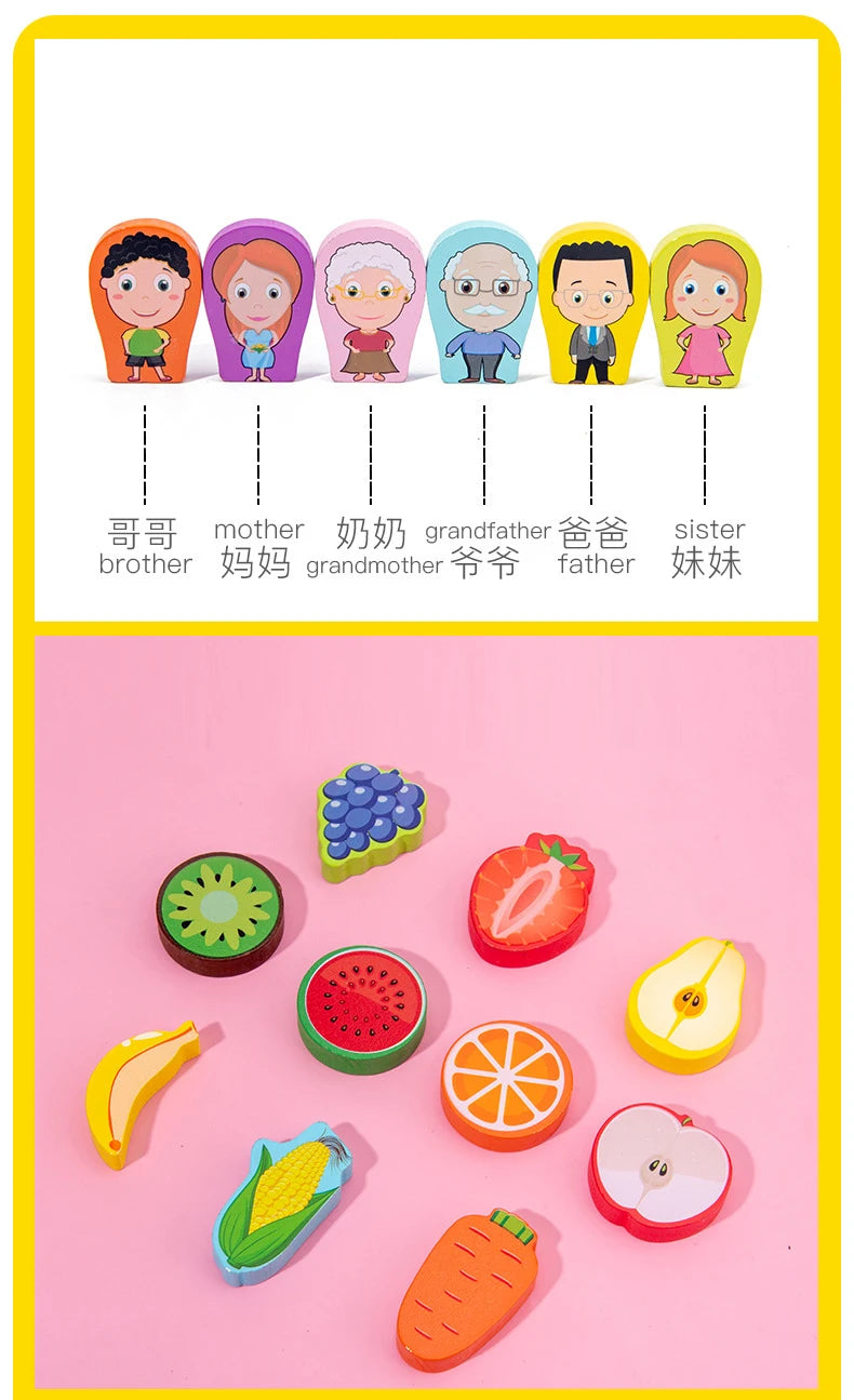 Montessori Wooden Math & Learning Toyys Gifts