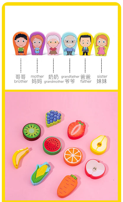 Montessori Wooden Math & Learning Toyys Gifts