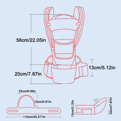 Ergonomic Newborn Baby Hipseat Carrier
