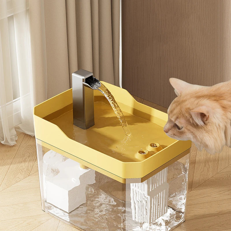Automatic Transparent Pet Water Dispenser