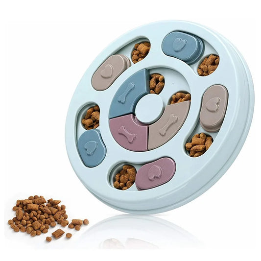 Interactive Dog Slow Feeding Training Bowl
