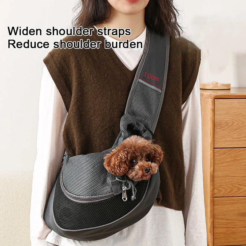 Mesh Pet Carrier Crossbody Shoulder Bag
