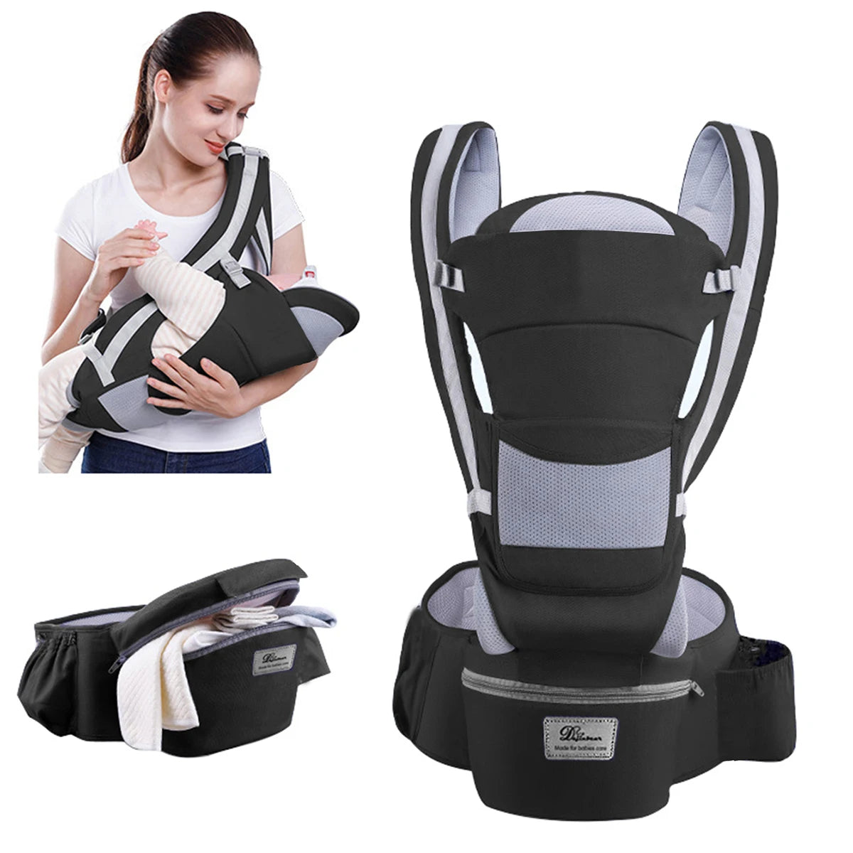 Ergonomic Newborn Baby Hipseat Carrier