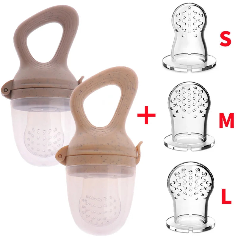 5-in-1 Baby Silicone Fruit Feeder