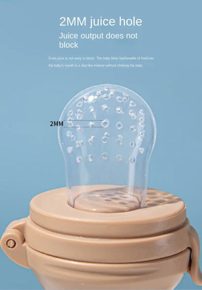 5-in-1 Baby Silicone Fruit Feeder