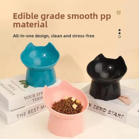 Raised Cat & Dog Anti-Spill Bowl