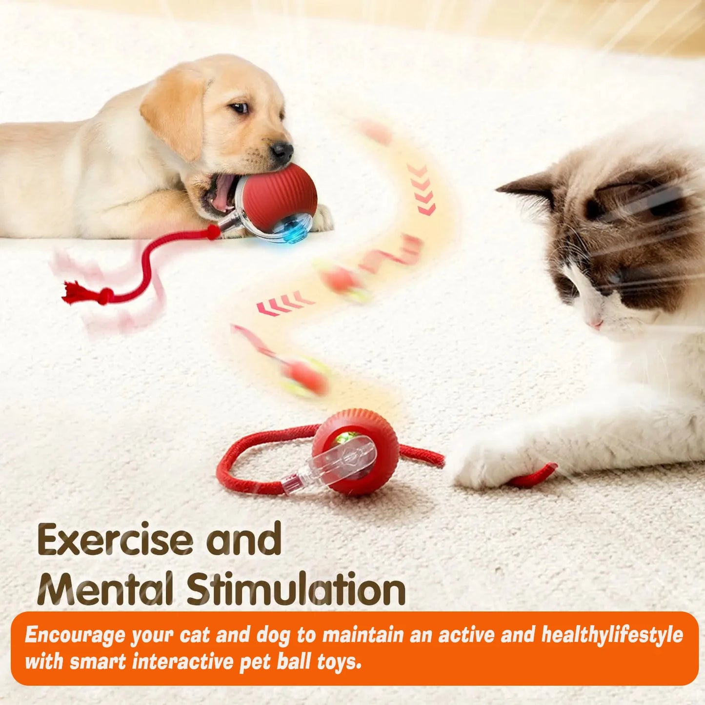 Automatic Smart Interactive Dog Ball Toy