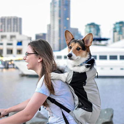 Nylon Dog Carrier Backpack for Small Dogs