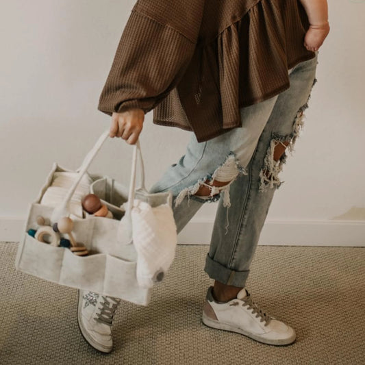 Baby Diaper Caddy & Storage Bin