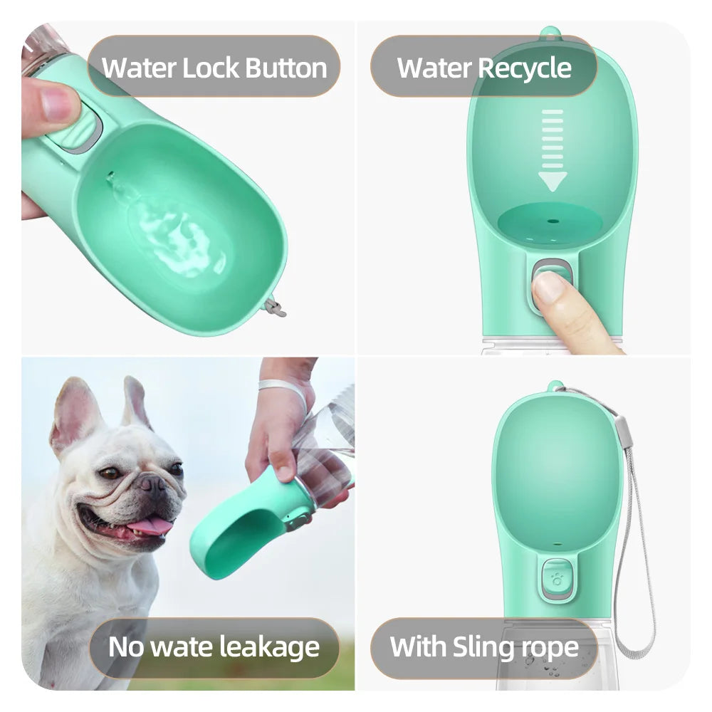 Portable Leakproof Dog & Cat Water Bottle