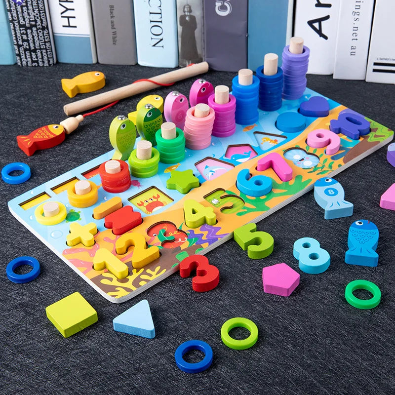 Montessori Wooden Math & Learning Toyys Gifts