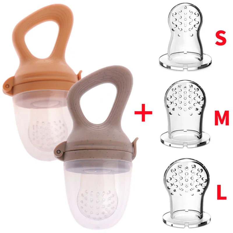 5-in-1 Baby Silicone Fruit Feeder