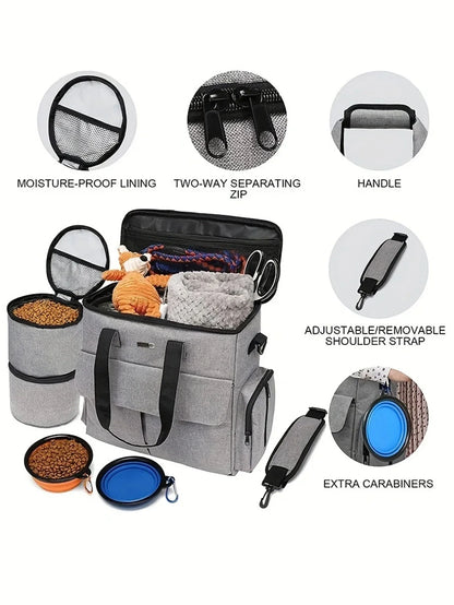 6-Piece Airline-Approved Pet Travel Bag Set