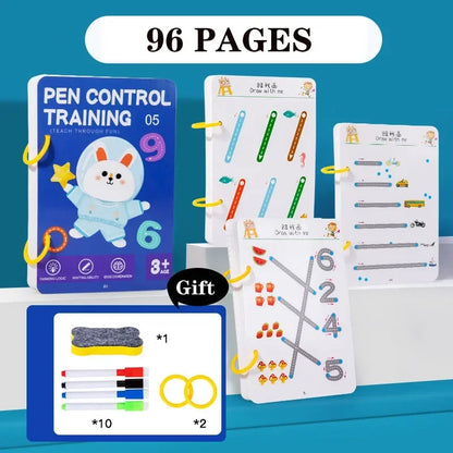 Reusable Magical Tracing Workbook for Kids
