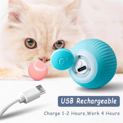 Smart Interactive USB Ball Toy for Pets