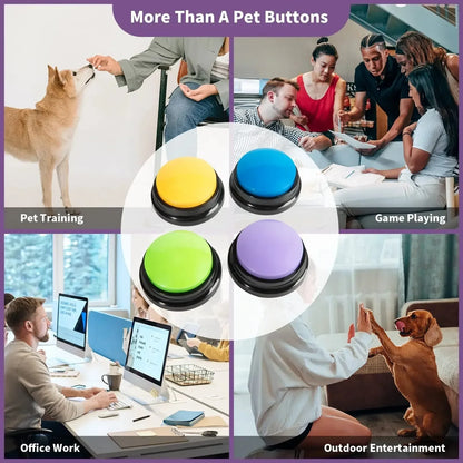 8PCS Dog Voice Buttons for Training
