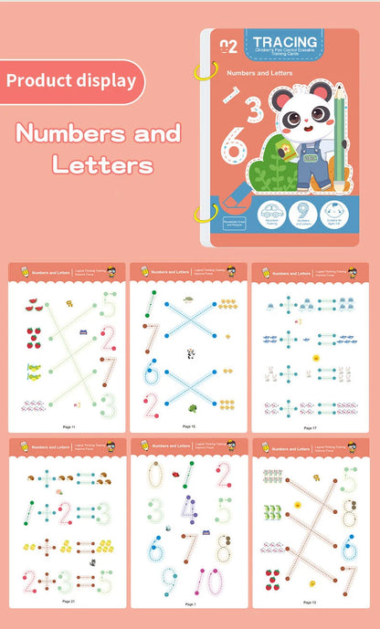 34-Page Reusable Children's Writing Workbook Set