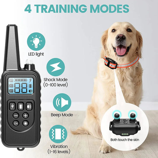 Electric Rechargeable Anti-Bark Dog Training Collar