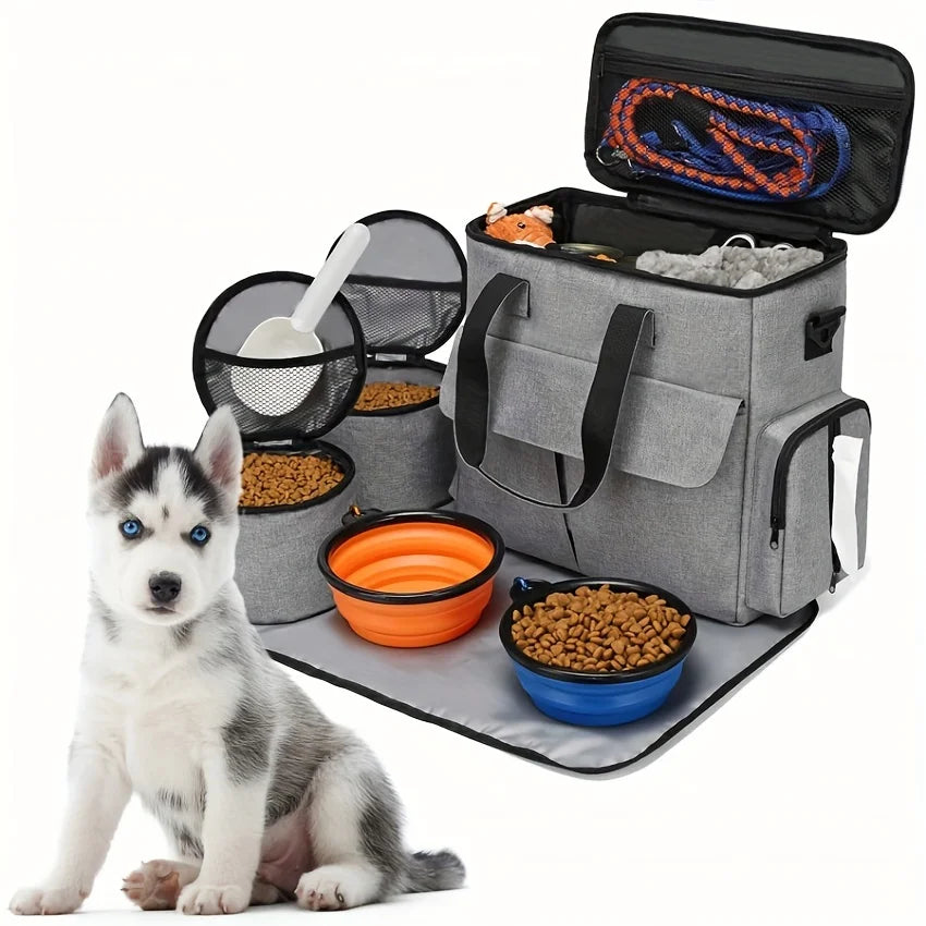 6-Piece Airline-Approved Pet Travel Bag Set
