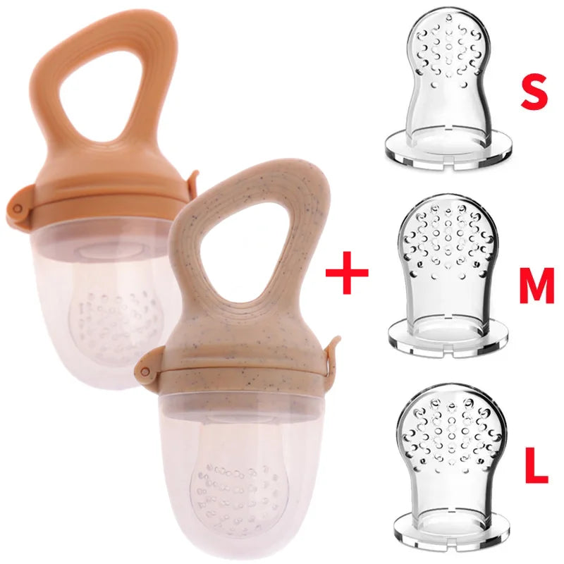5-in-1 Baby Silicone Fruit Feeder