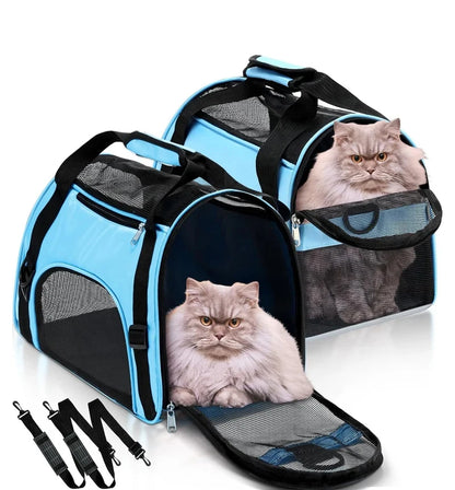 Portable Mesh Cat & Dog Carrier Bag