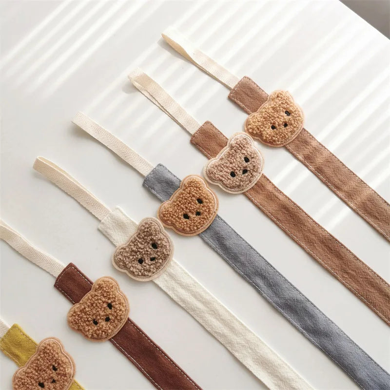 Cute Bear Baby Pacifier Clip Holder