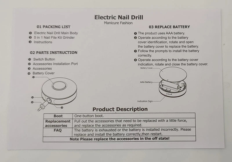 Baby Electric Nail Trimmer & Polisher