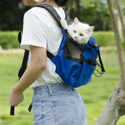 Nylon Dog Carrier Backpack for Small Dogs