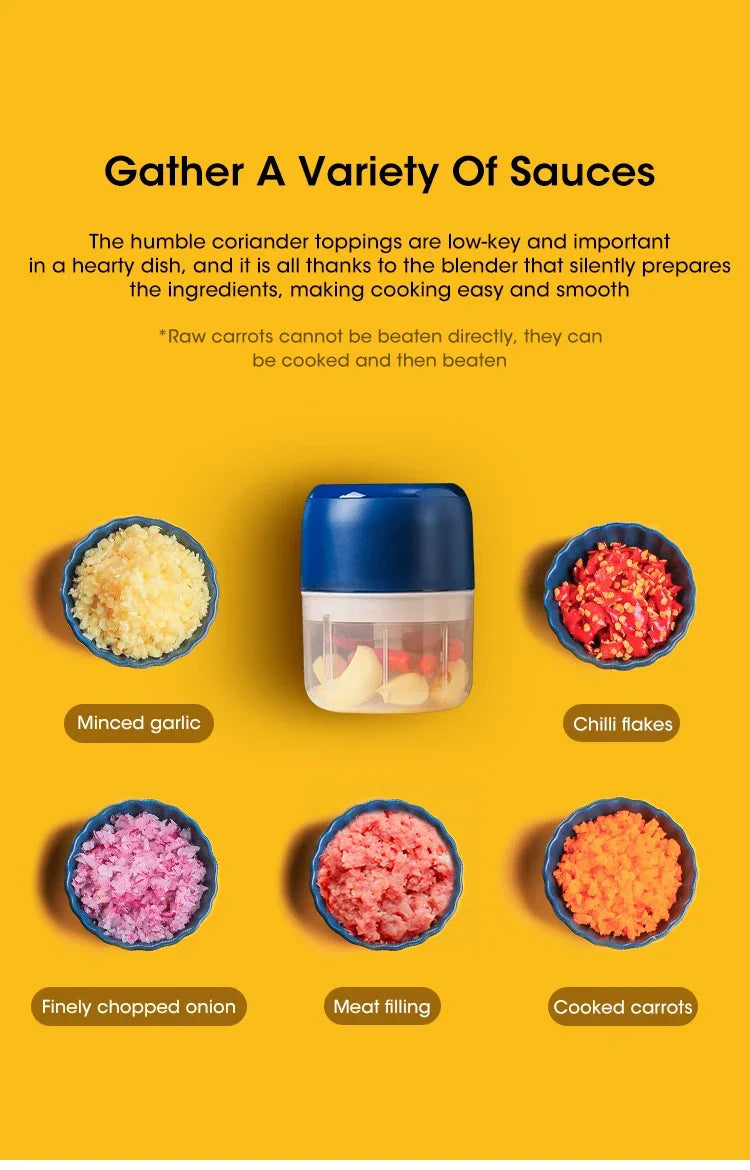 USB Mini Electric Grinder & Baby Food Maker