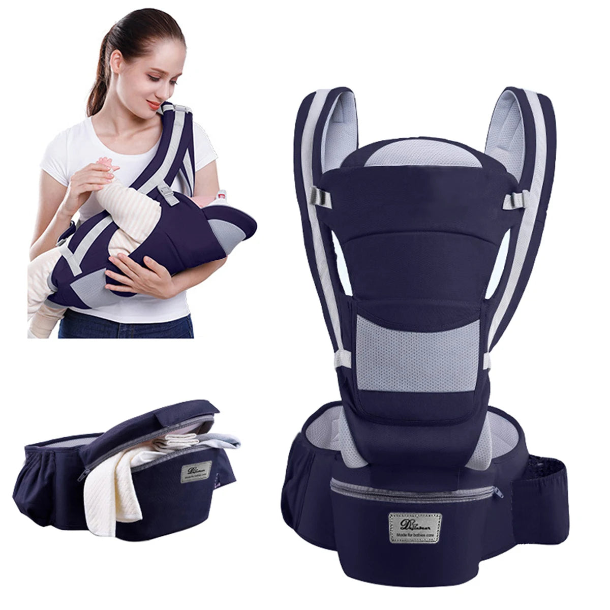 Ergonomic Newborn Baby Hipseat Carrier