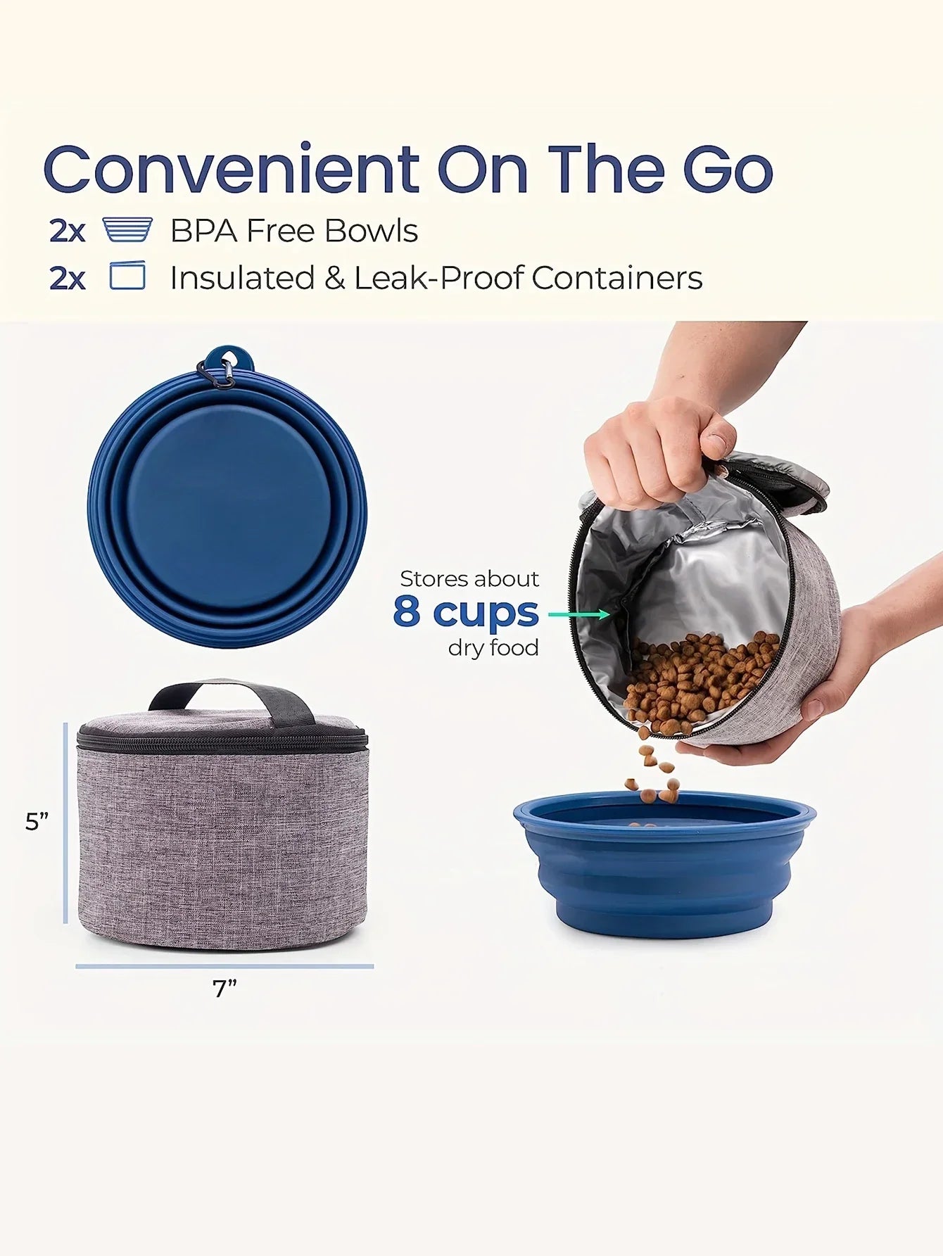 6-Piece Airline-Approved Pet Travel Bag Set