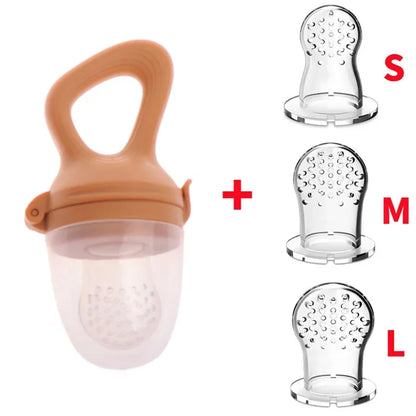 5-in-1 Baby Silicone Fruit Feeder