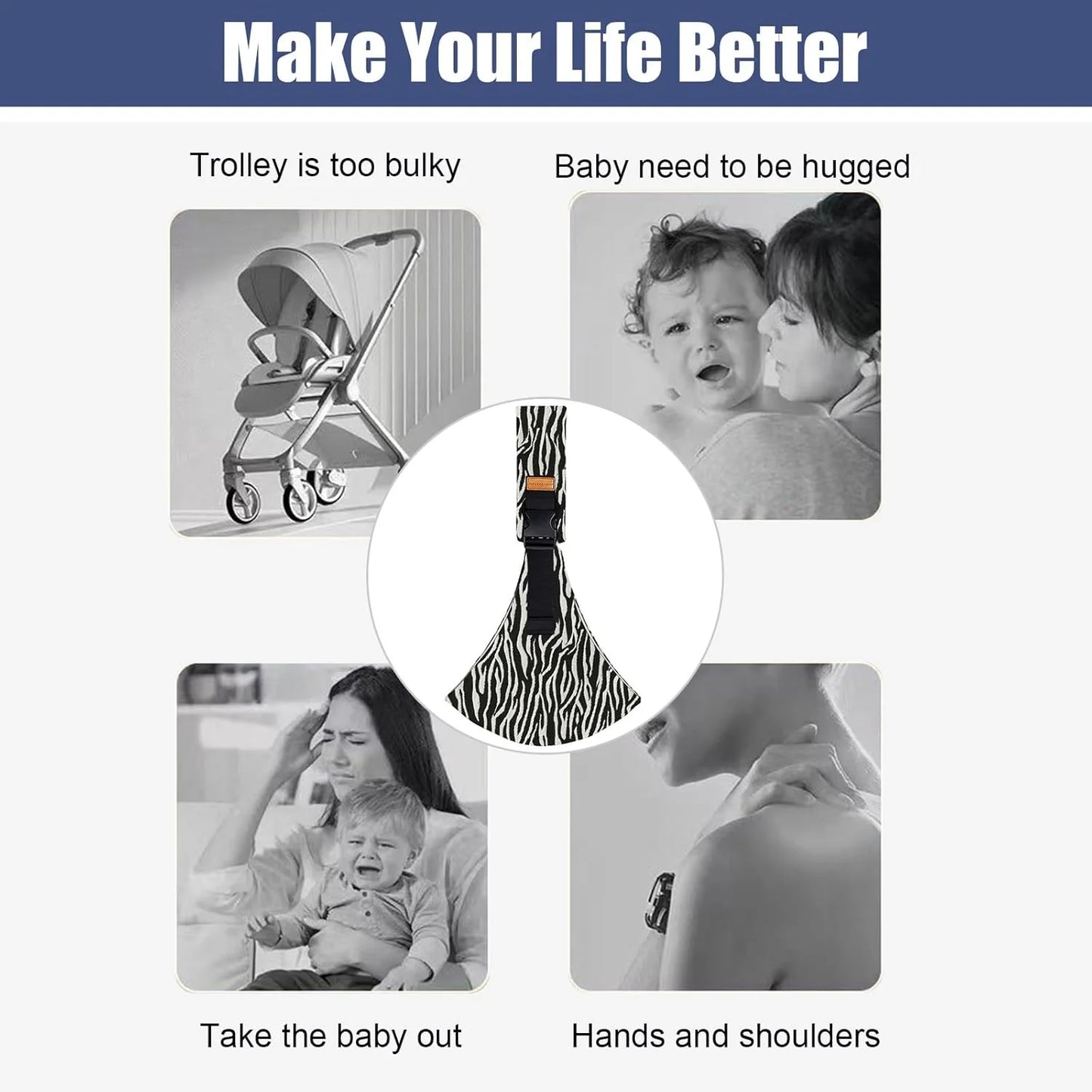 Portable Baby Carrier Wrap Sling