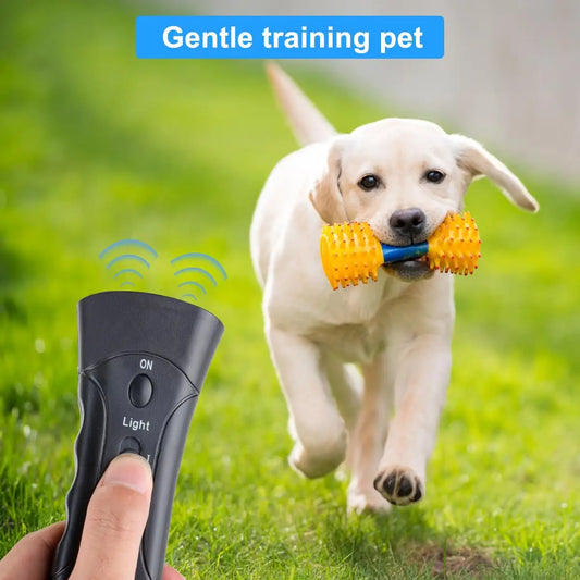 Ultrasonic LED Dog Bark Stop Trainer