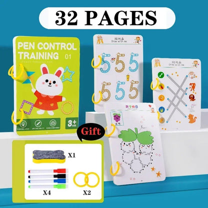 Reusable Magical Tracing Workbook for Kids