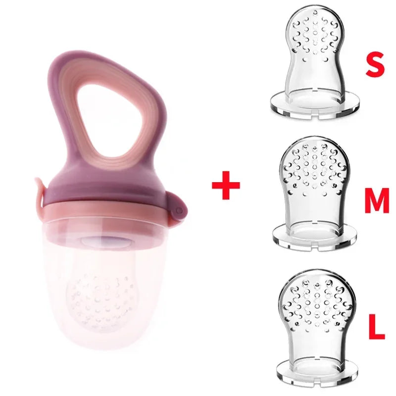 5-in-1 Baby Silicone Fruit Feeder