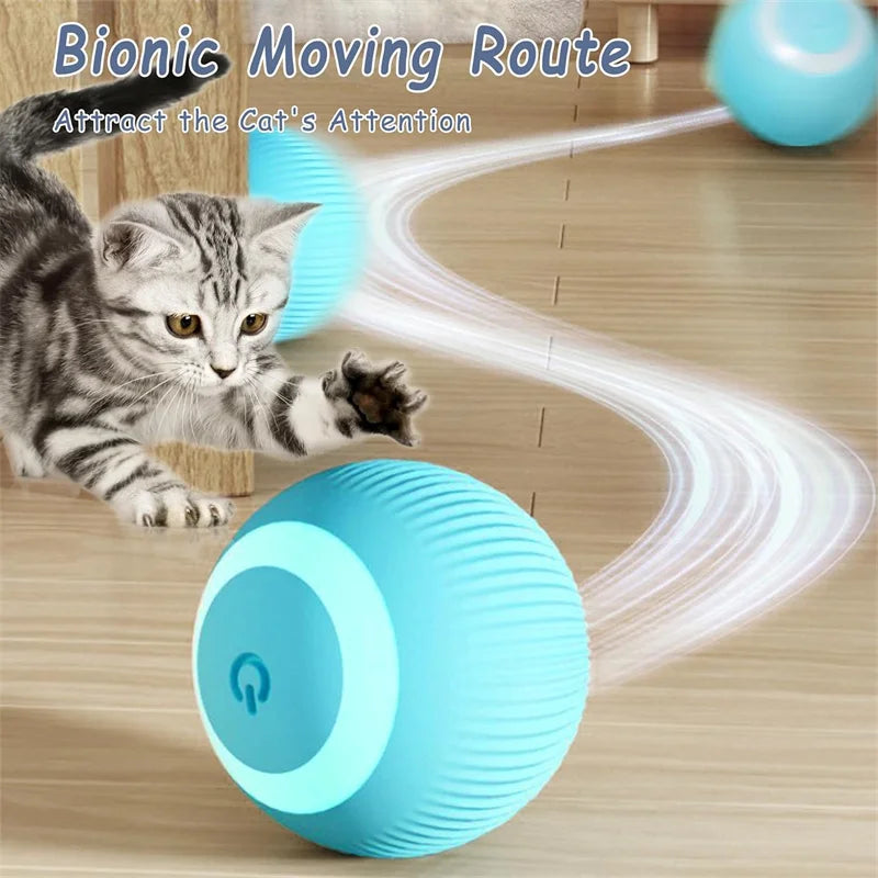 Smart Interactive USB Ball Toy for Pets