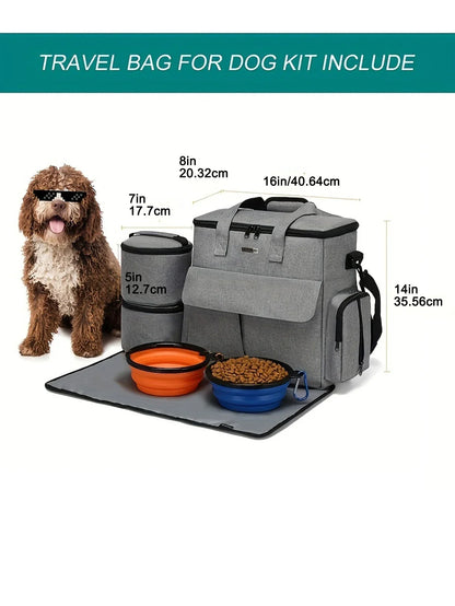 6-Piece Airline-Approved Pet Travel Bag Set