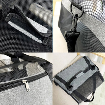 Portable Mesh Cat & Dog Carrier Bag